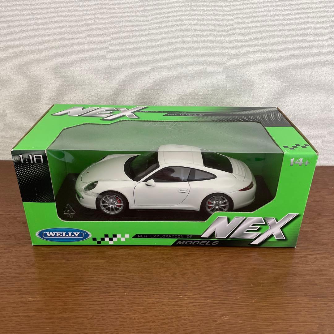 Welly NEX 1/18 ポルシェ 911 carrera s ホワイト