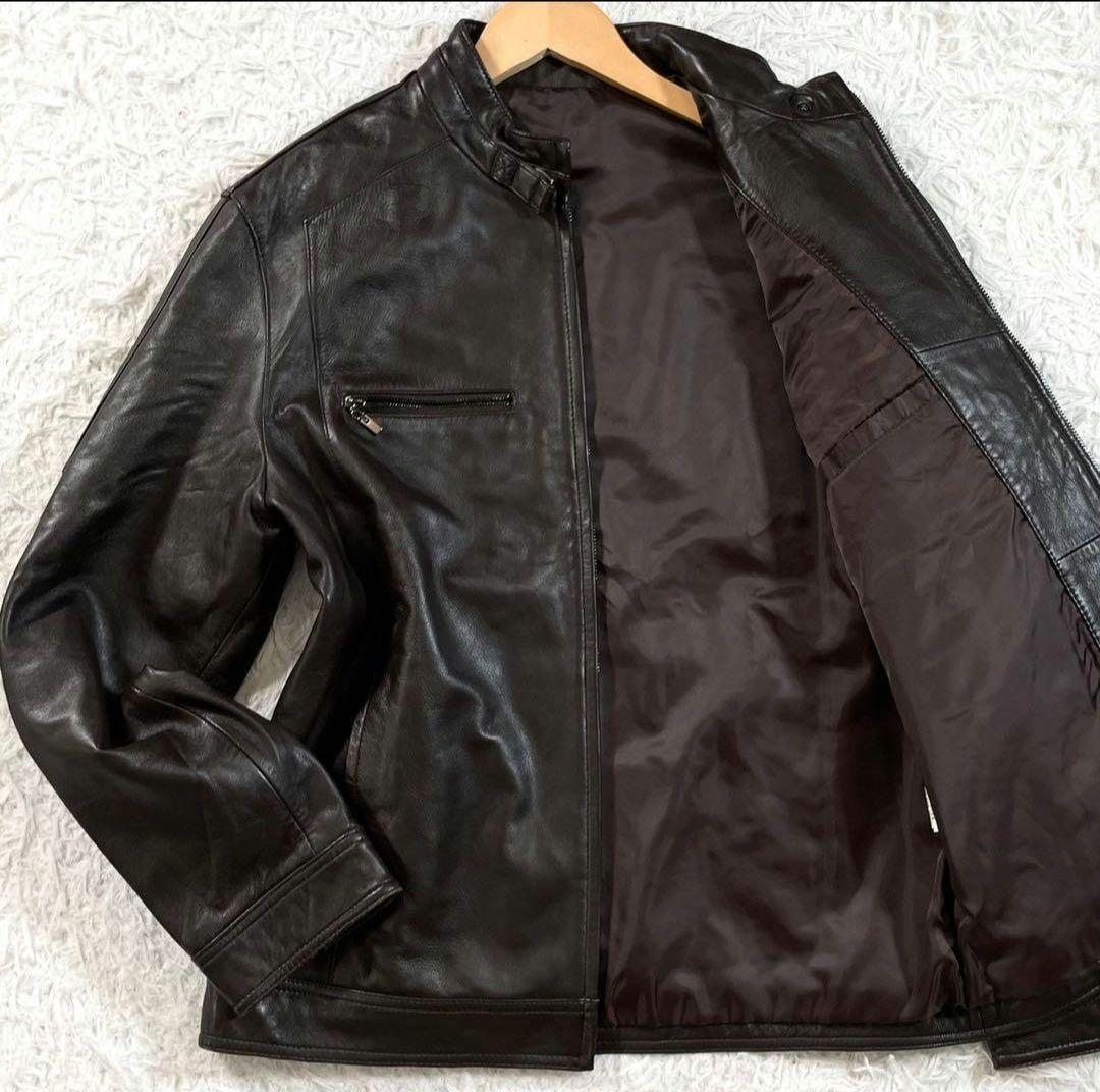 シングルライダース　ジャケット　レザージャケット　本革　羊革