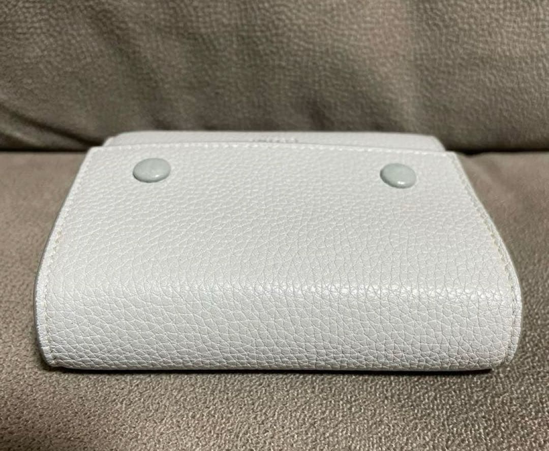 美品 セリーヌ　レザースモールフェールデッド　マルチファンクション　三つ折り財布