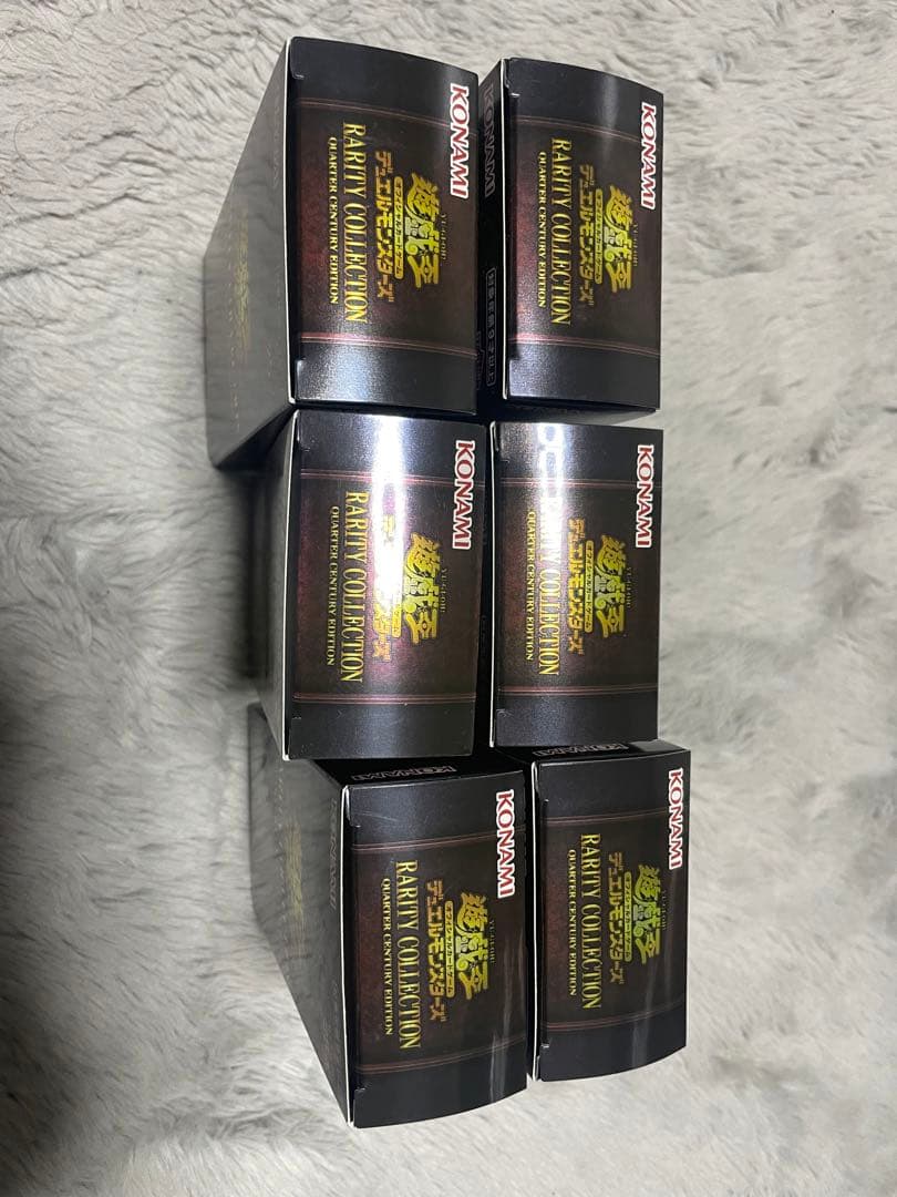 遊戯王 レアリティコレクション25th シュリンク無し 未開封 6BOX