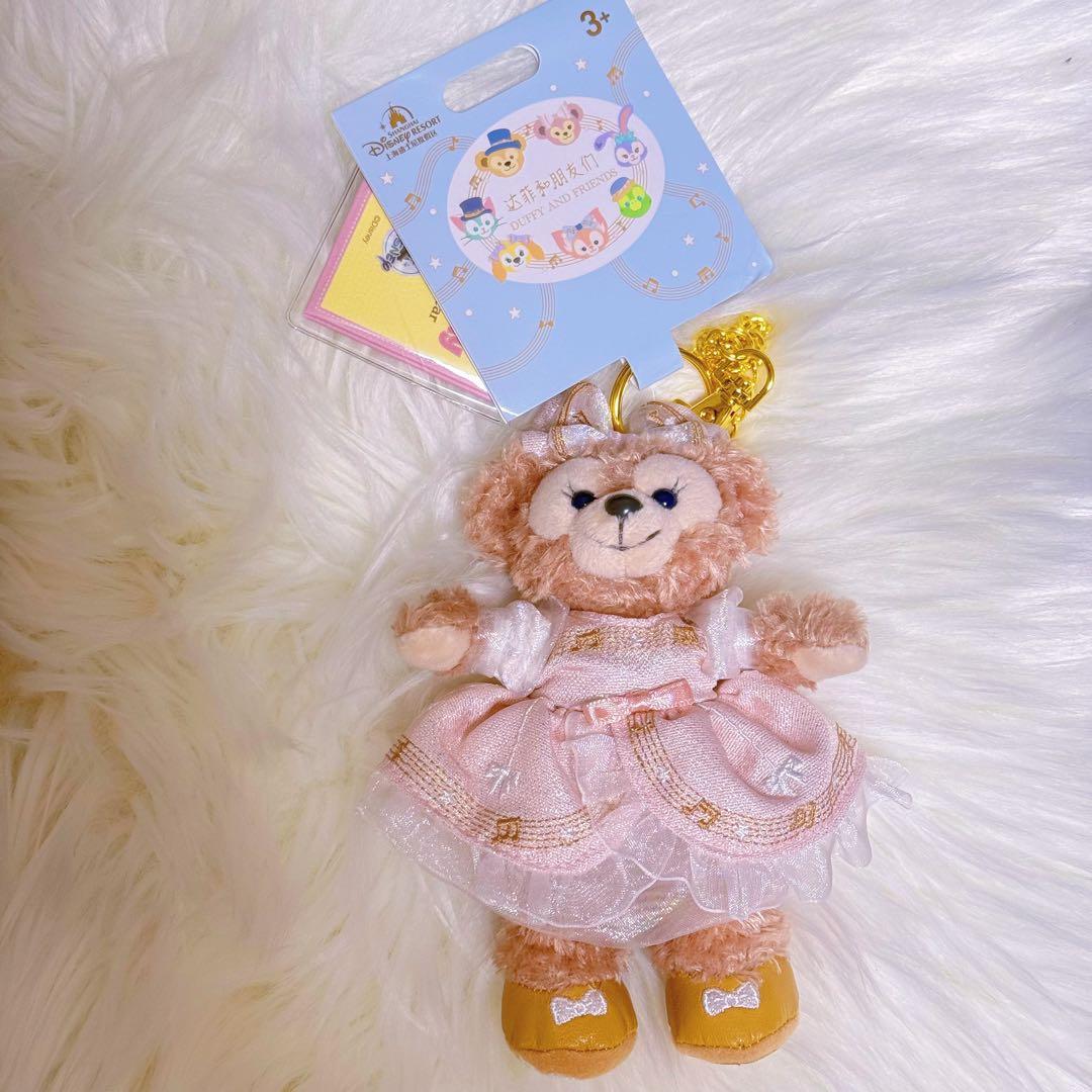 お顔厳選　上海ディズニー　ダッフィーとシェリーメイ　キーホルダー　セット