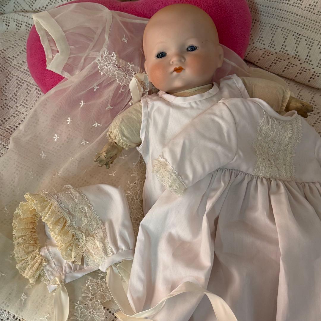 アンティーク　ビスクドール　アーモンドマルセルベビー