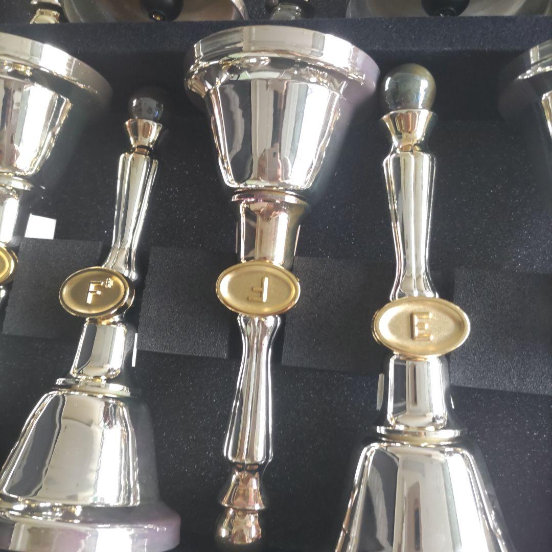 美品 全音ハンドベル 27個セット 専用ケース付き