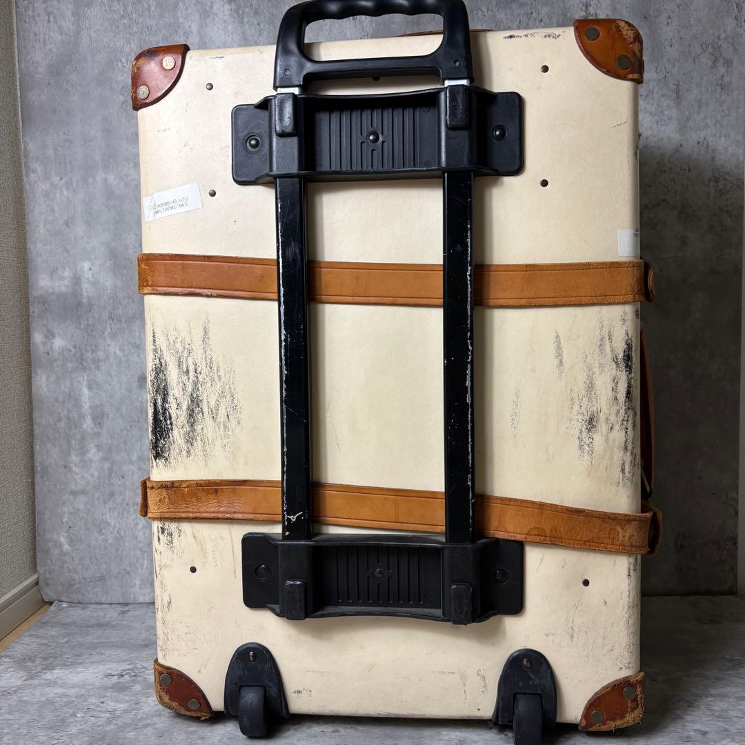 希少✨グローブトロッター トランクケース レザーキャリー ホワイト