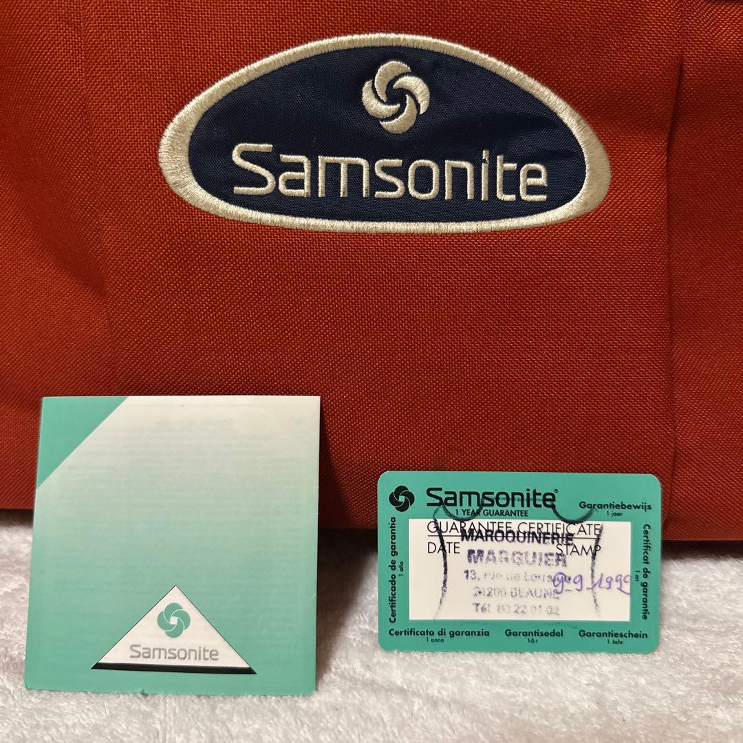 Samsoniteの旅行カバン(キャスター付き)
