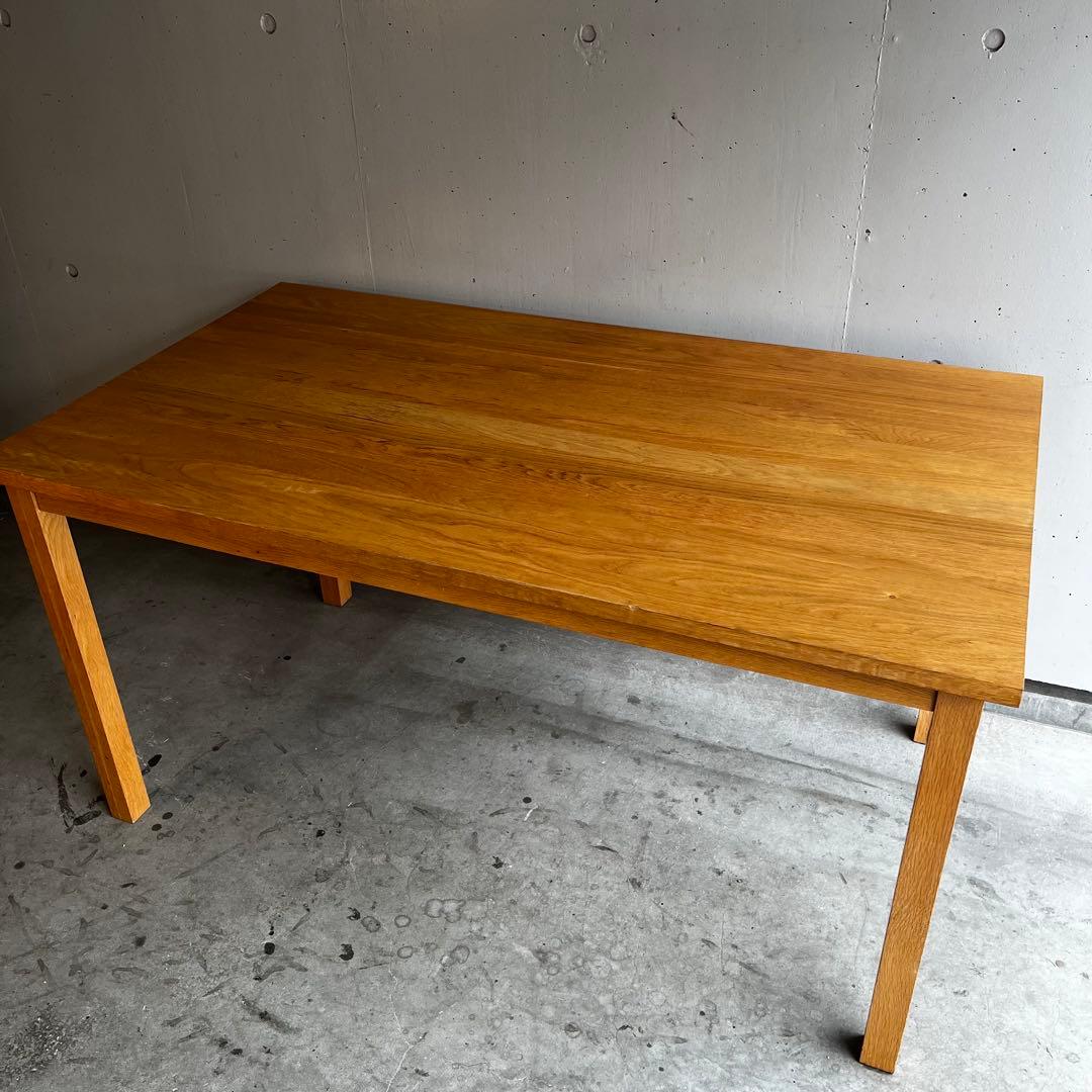 Sally★無印 無垢材ダイニングテーブル・オーク材・幅１４０ｃｍ