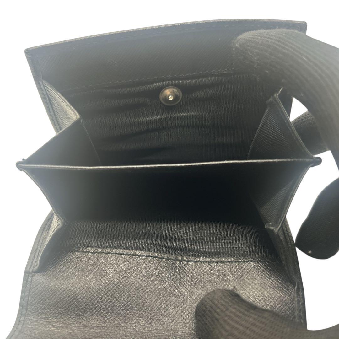 み*ん様 【美品】PRADA プラダ サフィアーノレザー ケース 三角ロゴ