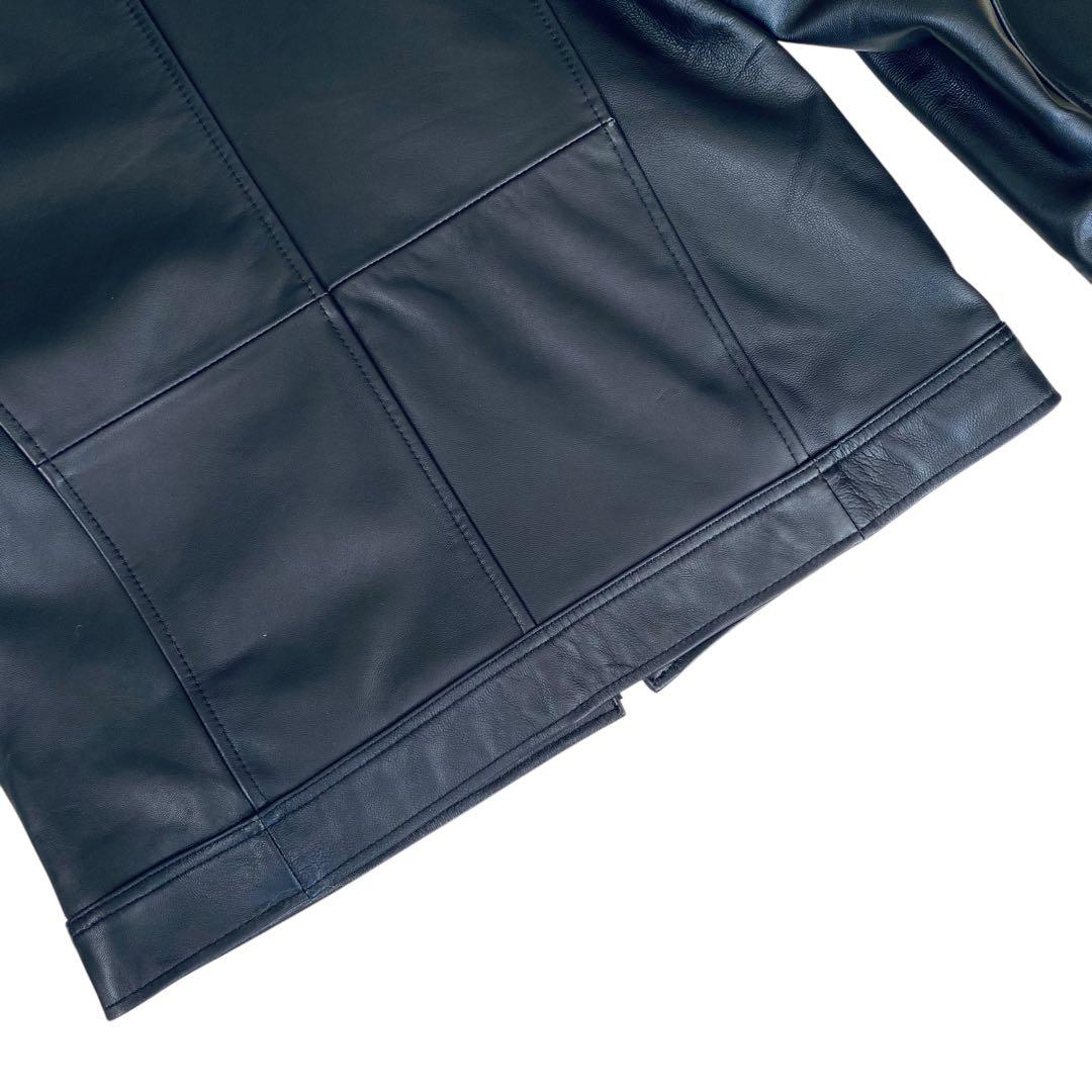 RATTLE TRAP【美品】レザー シングル ライダースジャケット XL