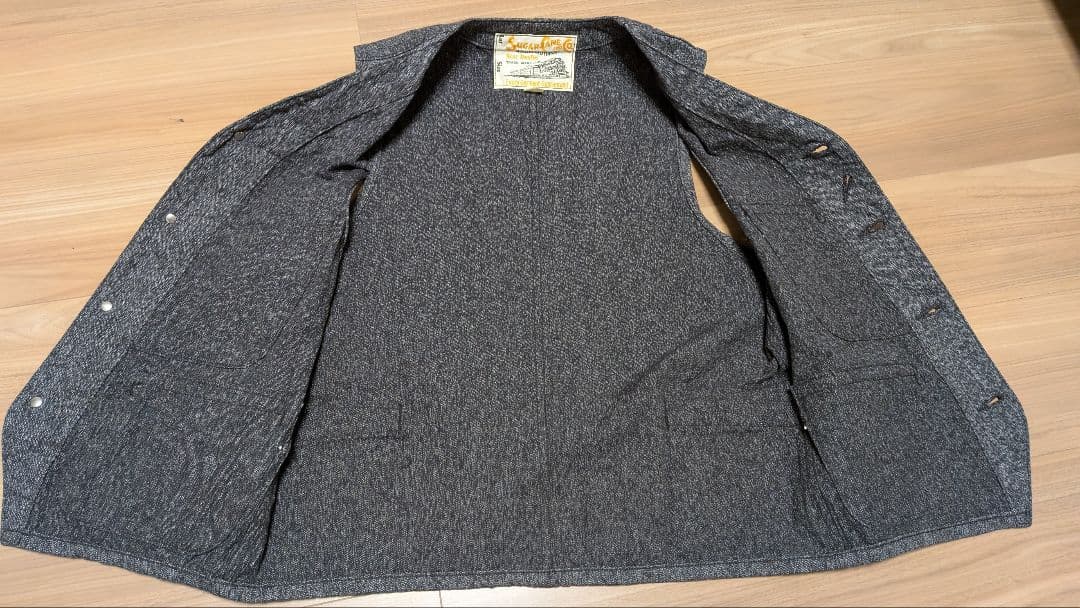 sugar cane シュガーケーン グレー ベスト Mサイズ