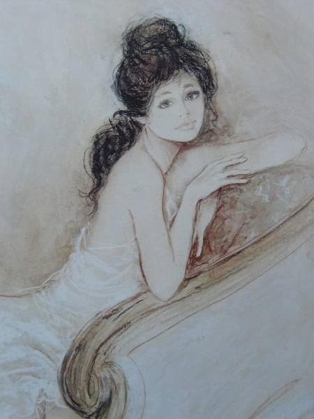 Bernard Charoy、Annabel、希少画集画、新品額装付