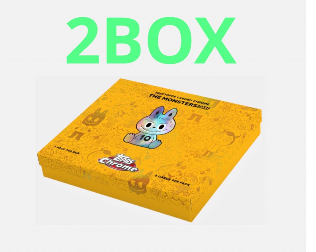 その他 2025 Topps Chrome Labubu 2box