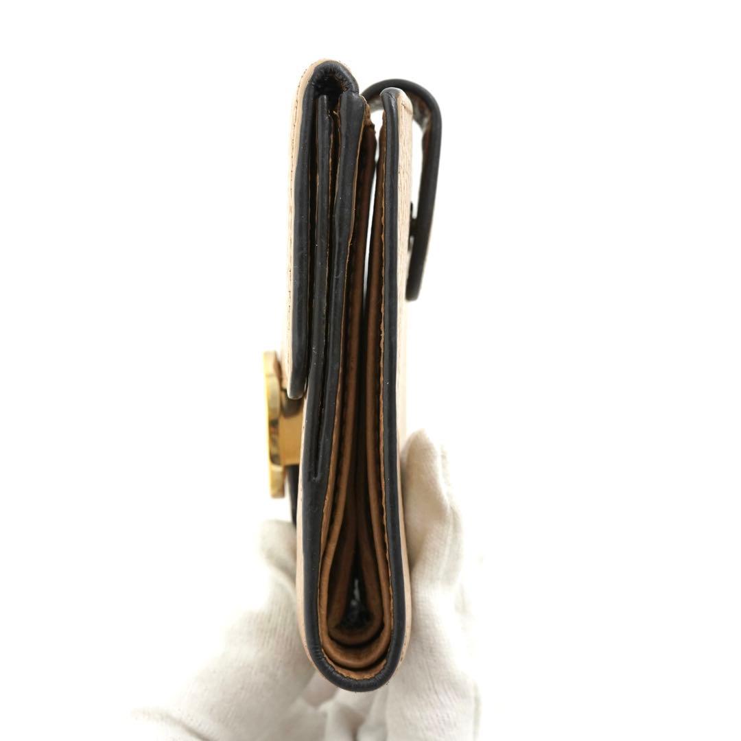 ✨未使用に近い✨　GUCCI ミニ財布　インターロッキング　GGロゴ　二つ折り