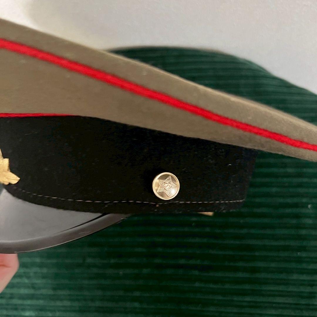 ソ連軍兵士 旧ソ連 ロシア 軍帽 帽子 当時物 ヴィンテージ ミリタリーハット