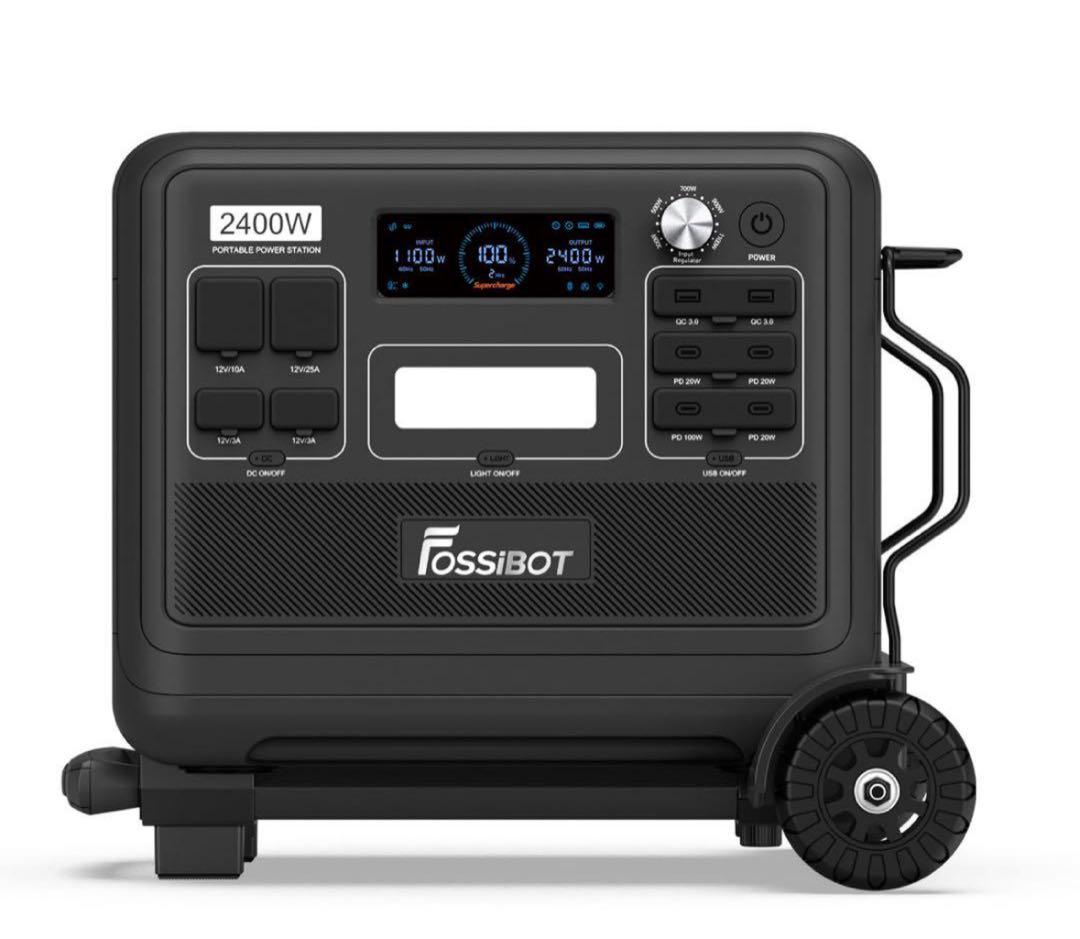 FOSSiBOT ポータブル電源 F2400 大容量 2048Wh/2400W