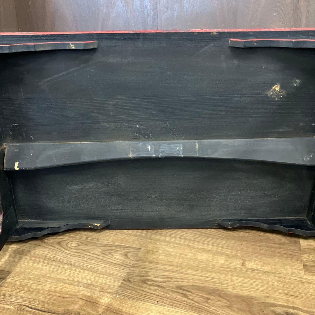 B-2 アンティーク 文机 折りたたみ 座卓 木製 経年変化 ローテーブル 家具