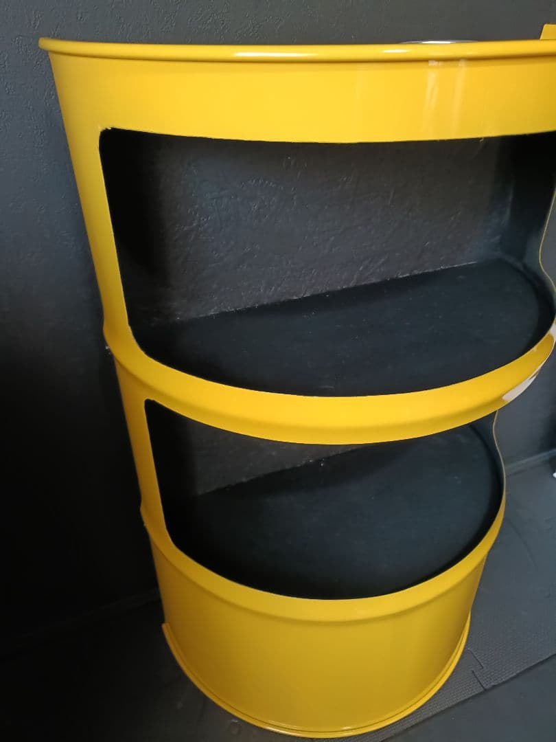 200㍑ドラム缶RemakeアートBOX(イエロー)
