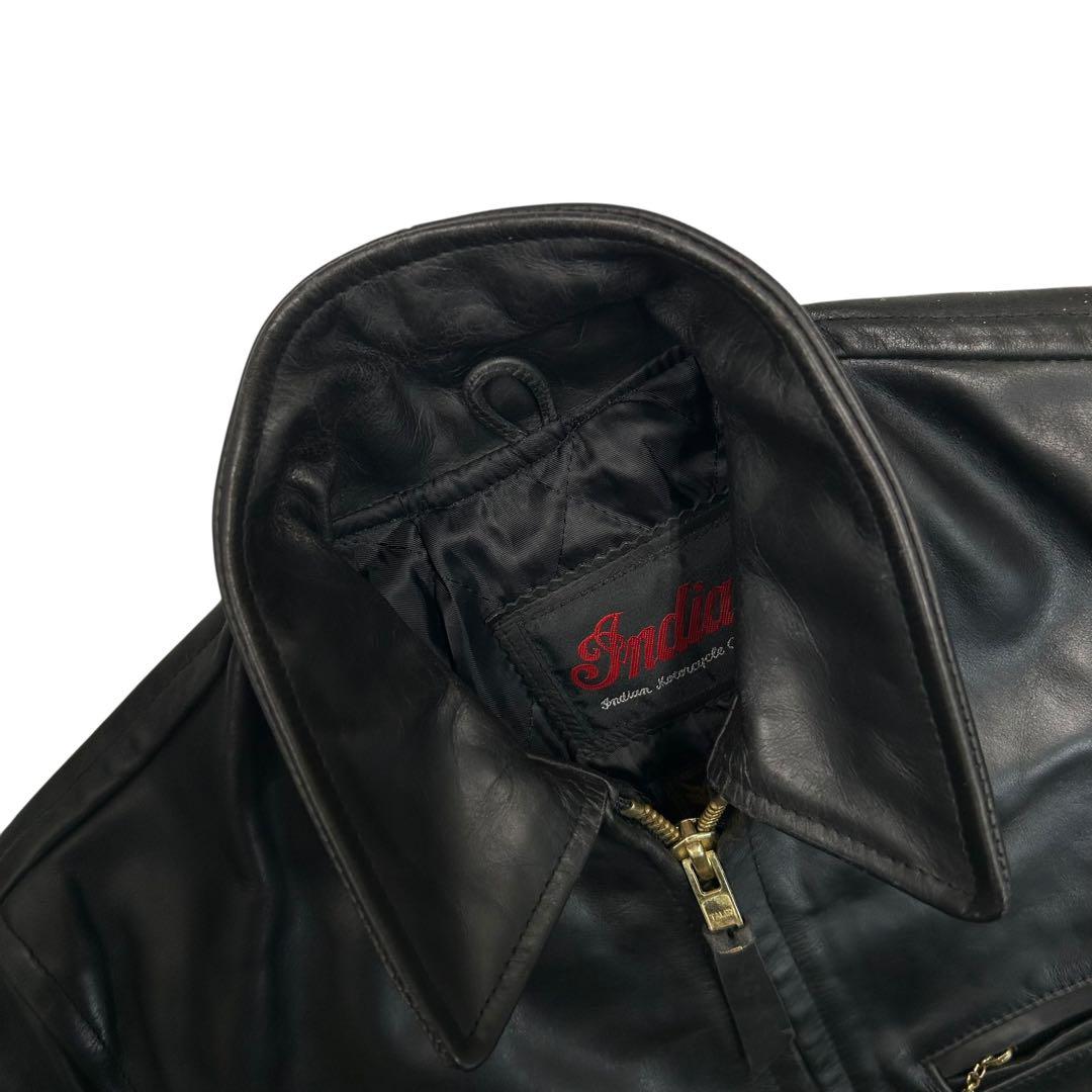 Indian インディアン シングルライダース レザー ステアハイド 38 韓国