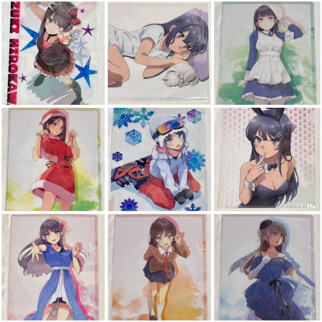 青春ブタ野郎　青ブタ　特典 クリアファイル　セット