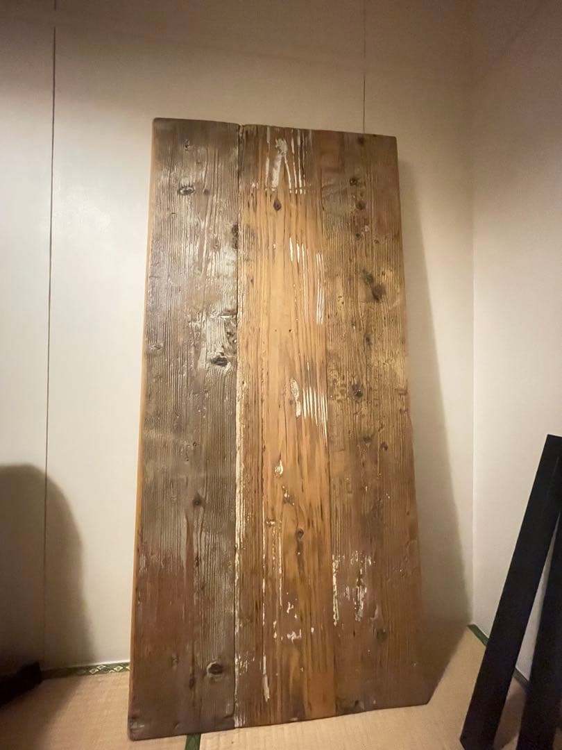 【お値引き可】足場板ダイニングテーブル(カフェで使用)アンティーク ナチュラル