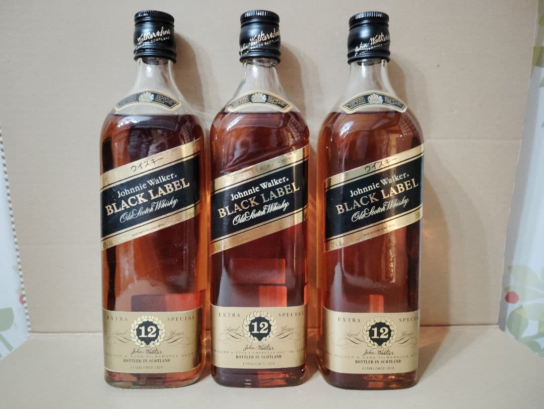 ジョニーウォーカー　Black Label 12年　７本