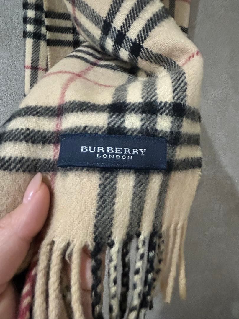 Burberry 大判 ノバチェック 膝掛け マフラーストール