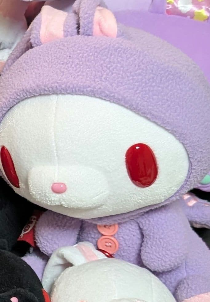 ゔぁむ様　汎用うさぎ　ボアルックぬいぐるみ紫