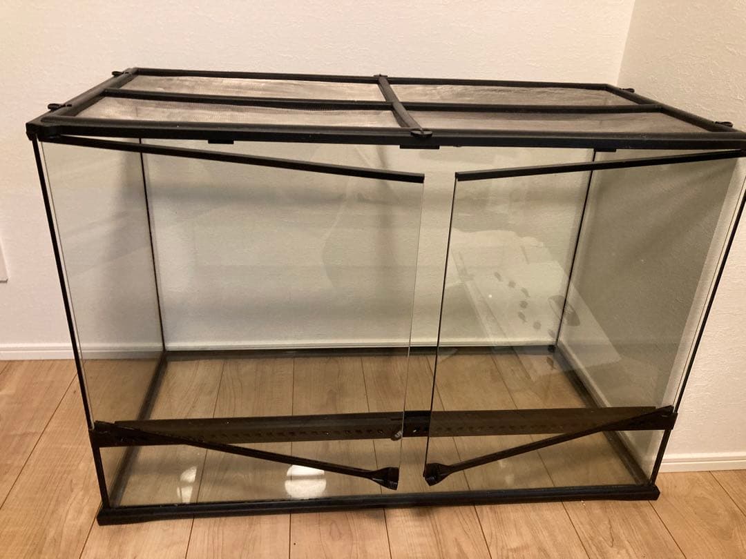 爬虫類飼育セット 90x45x60グラステラリウム 爬虫類ケージ GEX