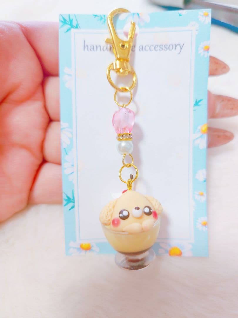 Summerソーダ　トラ　シャカシャカキーホルダー　フェイクスイーツ　チャーム