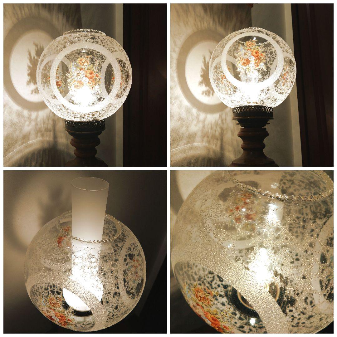 【イタリア製】アンティーク調 ヴィンテージ ライト ランプ テーブルランプ 照明