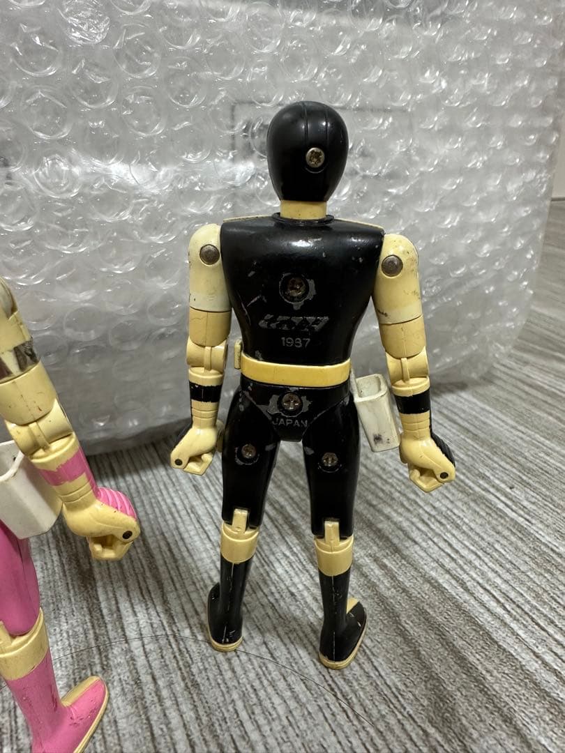 【当時物】光戦隊マスクマン フィギュア5体 1987年 バンダイ