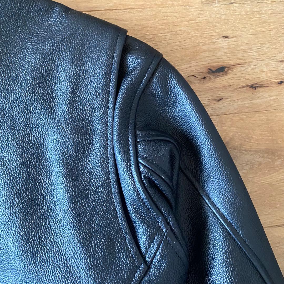 カウレザー　rookie leathers シングルライダース 革ジャン 牛革