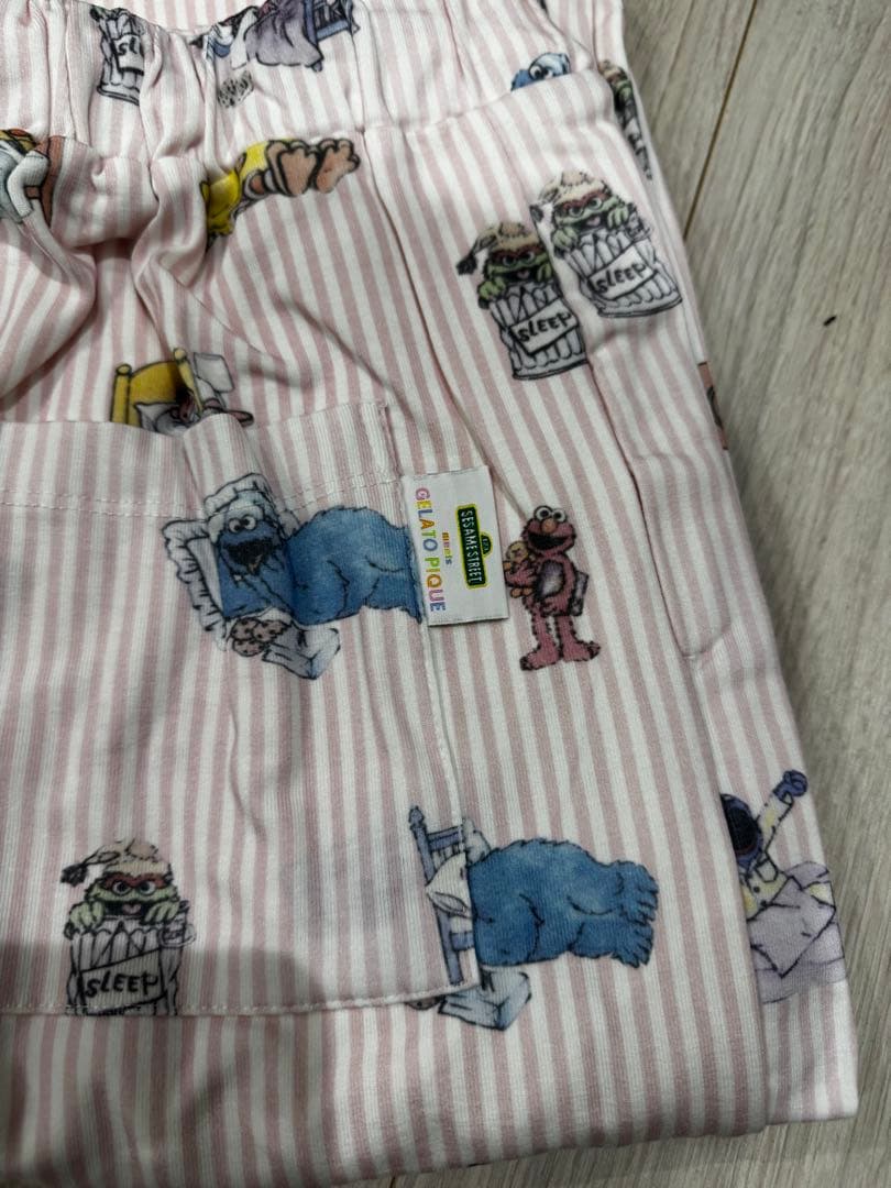 GELATO PIQUE セサミストリート ルームウェア 長袖