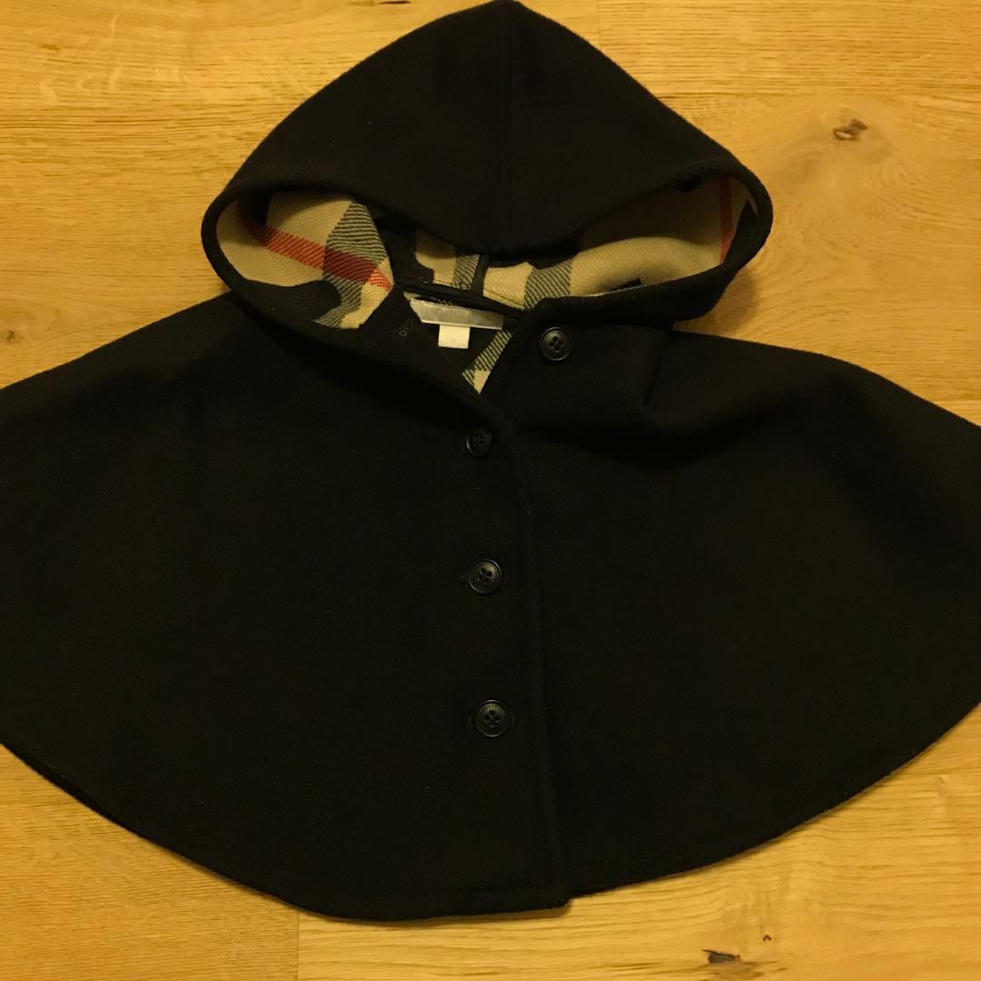 BURBERRY♡チェック ハート ポンチョ ケープ♡サイズS