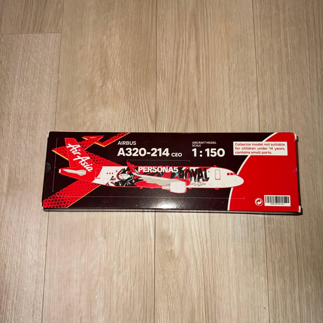 【限定品/激レア】ペルソナ5 × エアアジア コラボ 飛行機模型