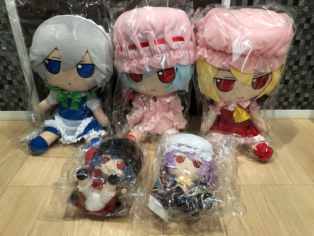 東方Gift ふもふも まんなかさいず ふらん れみりあ さくやセット バッジ付