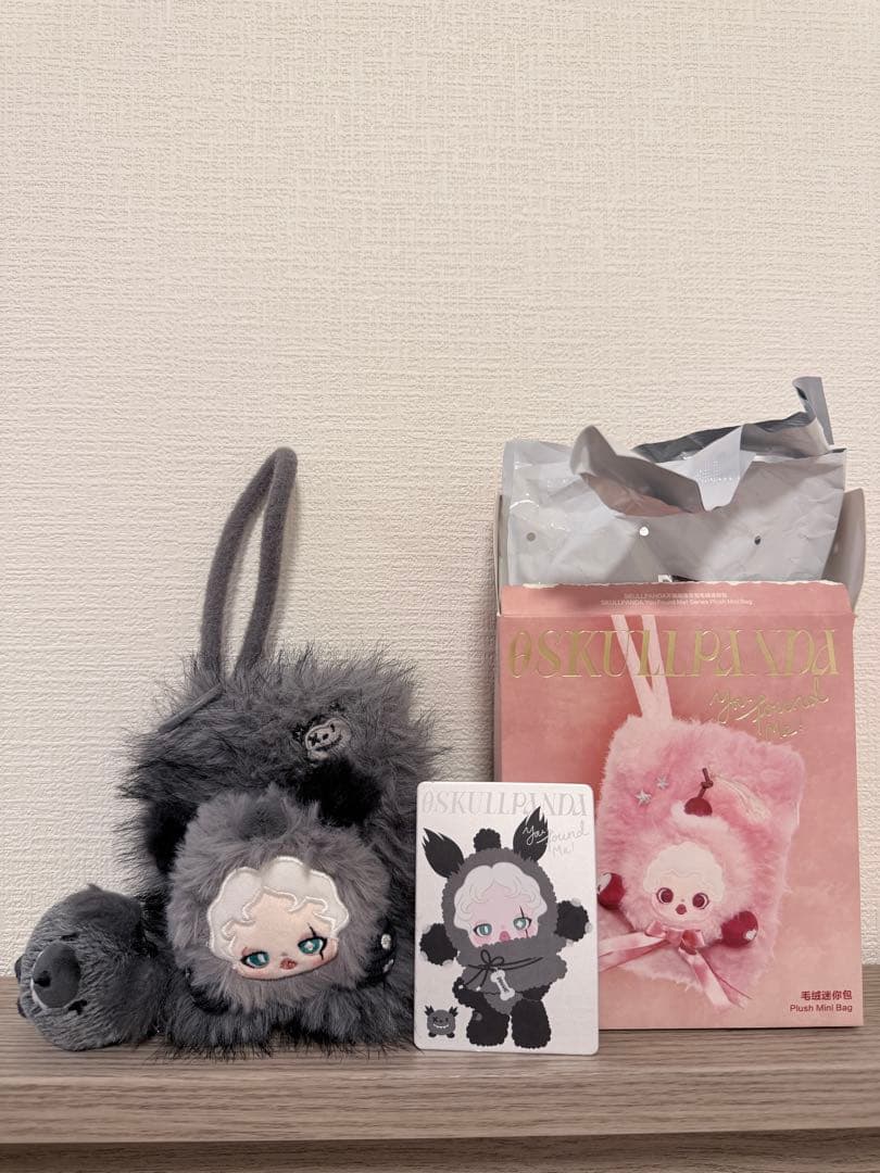 SKULLPANDAミニバッグ シークレット plush mini bag