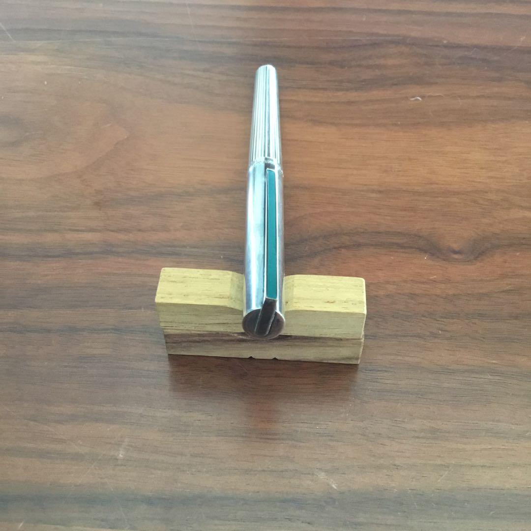 【中古】デュポン 925 シルバー万年筆 ペン先18ct 750