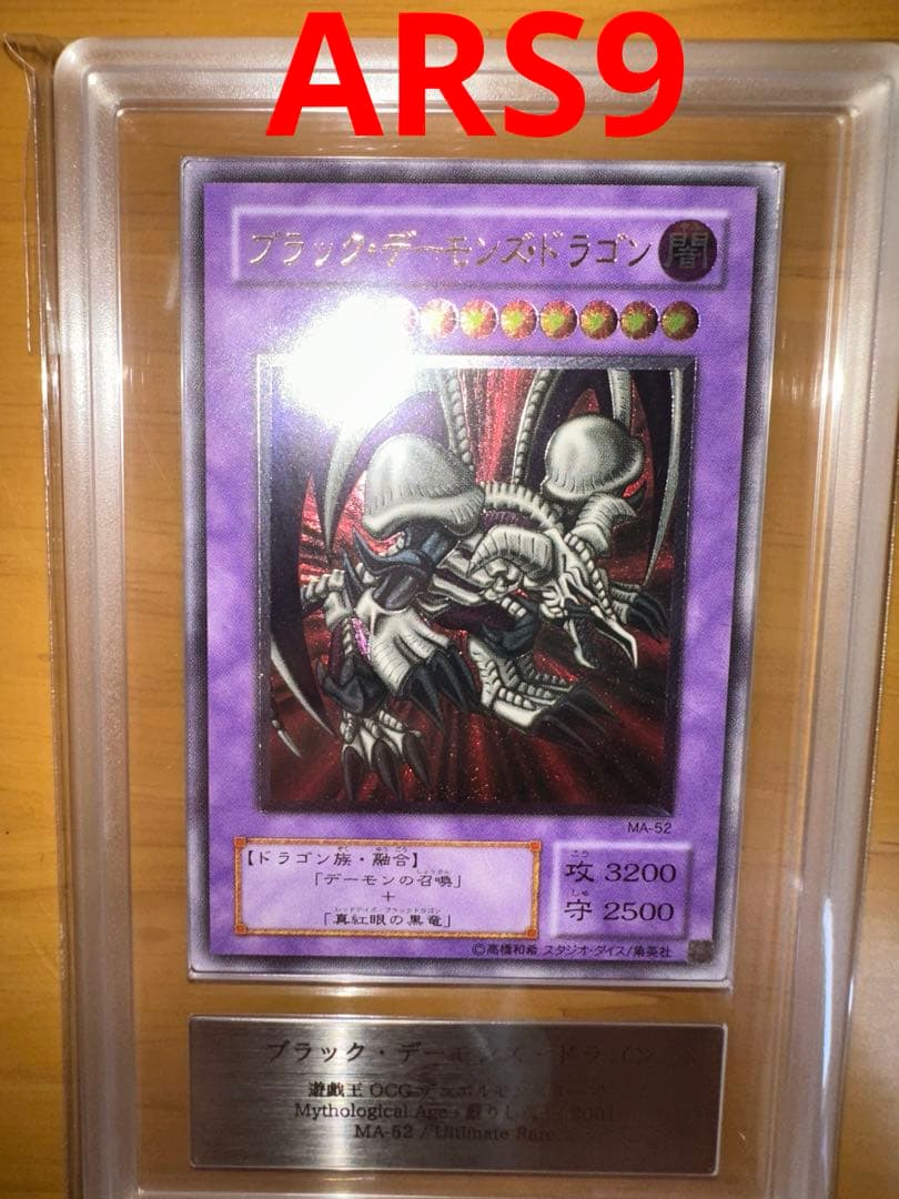 遊戯王　レリーフ　ブラックデーモンズドラゴン　ARS9