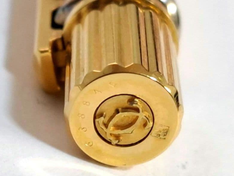 美品　Cartier　マスト・ドゥ・カルティエ　ボールペン　トリニティ　ゴドロン