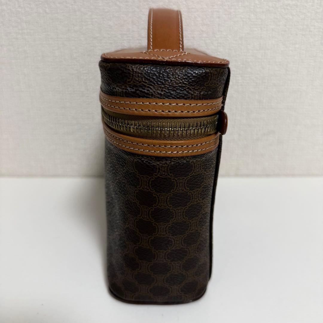 CELINE セリーヌ マカダム柄 バニティバッグ
