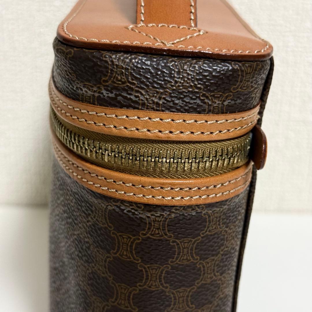 CELINE セリーヌ マカダム柄 バニティバッグ