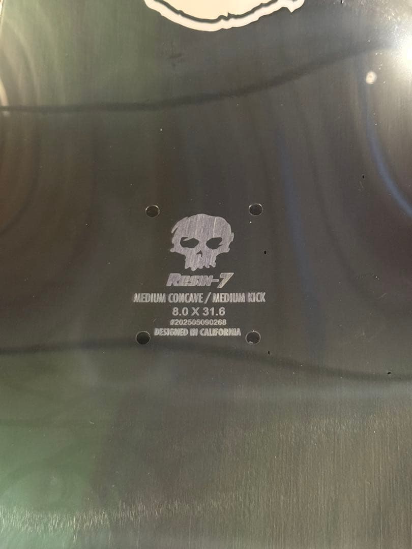 スケボー ZERO KANAAN 8.0 ステンドグラス風 サービス付き