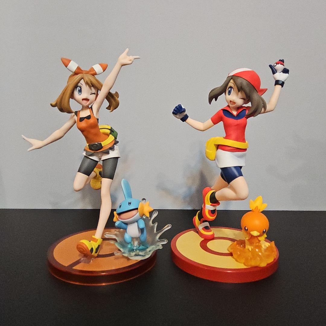 【開封品】ポケモン フィギュア ハルカ 2種 ミズゴロウ アチャモ