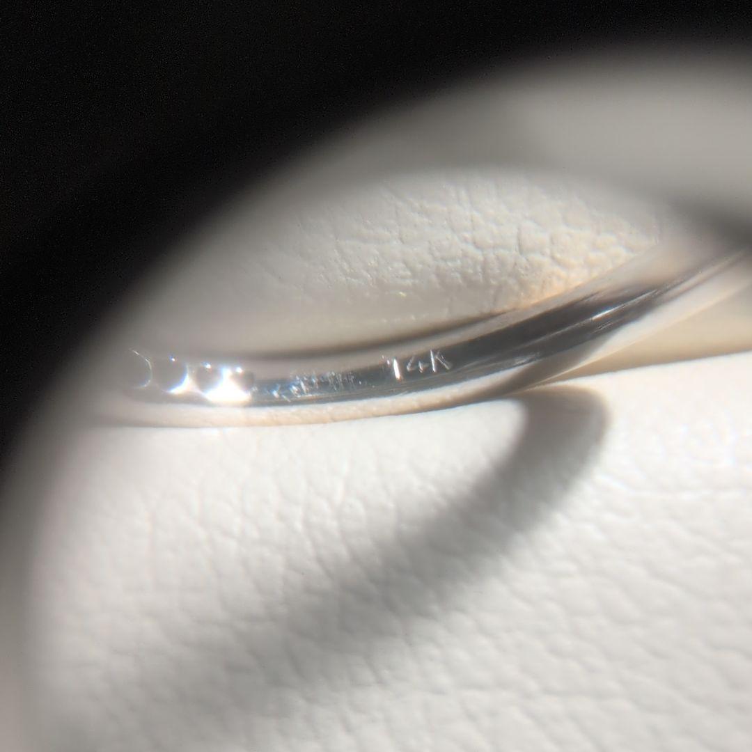 ダイヤモンドリング　婚約指輪　1ct 1/3　k14