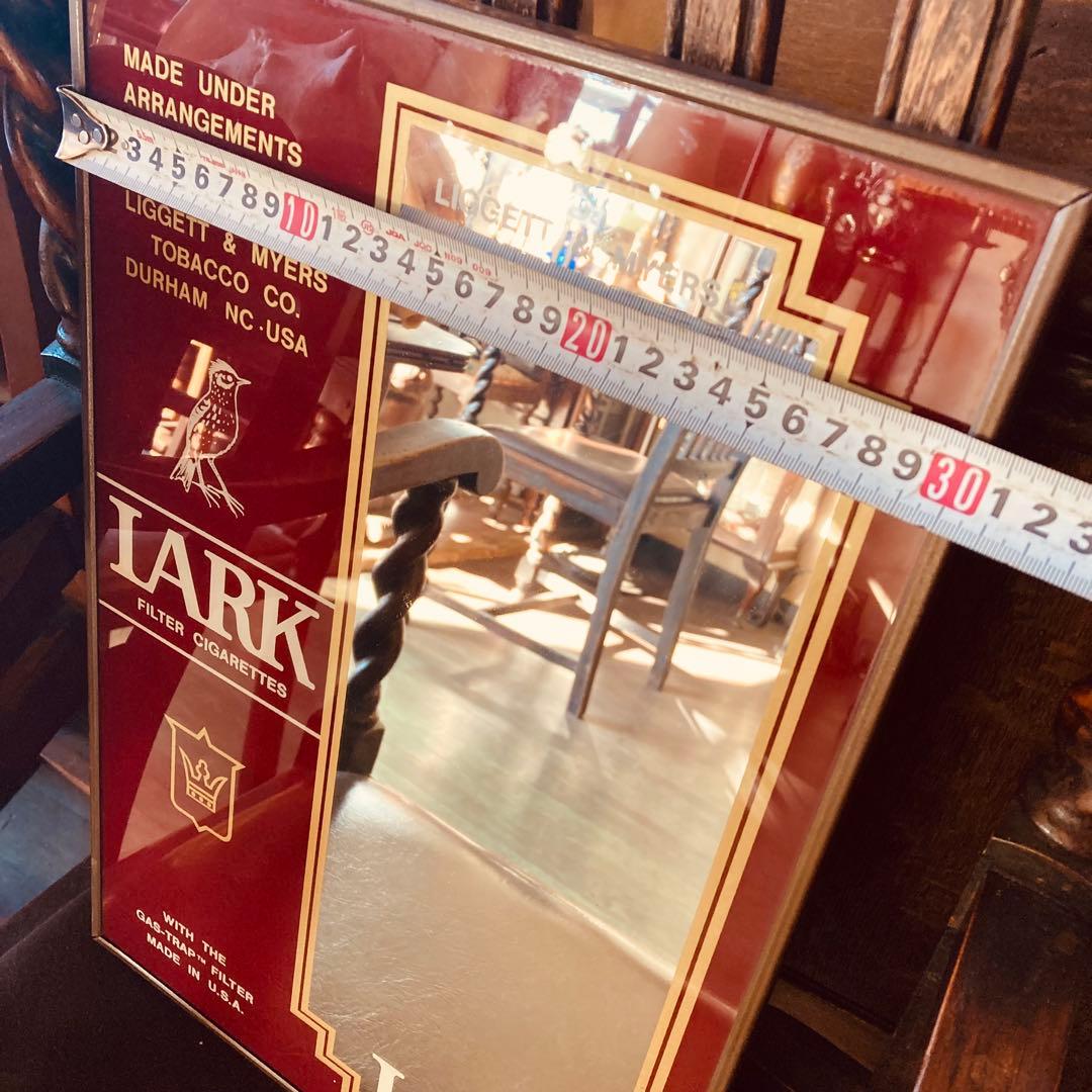 湯布院アンティーク レア品 アメリカビンテージ lark パブミラー ラーク