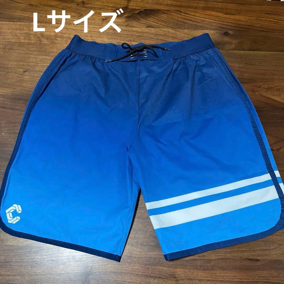 CRONOS 青 Lサイズ　サーフパンツ　クロノス　水着　ストラップ