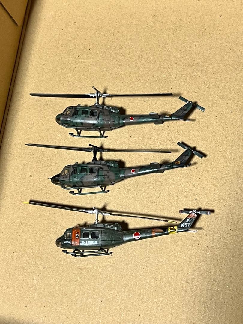 エフトイズ　陸上自衛隊　UH-1J 完成品 3機セット