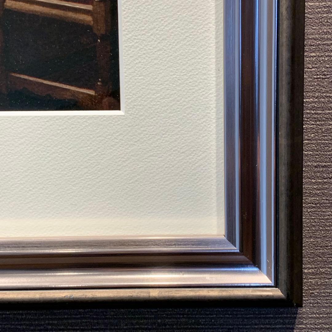 ヨハネス・フェルメール 「手紙を書く女と召使い」 18/250 シルクスクリーン