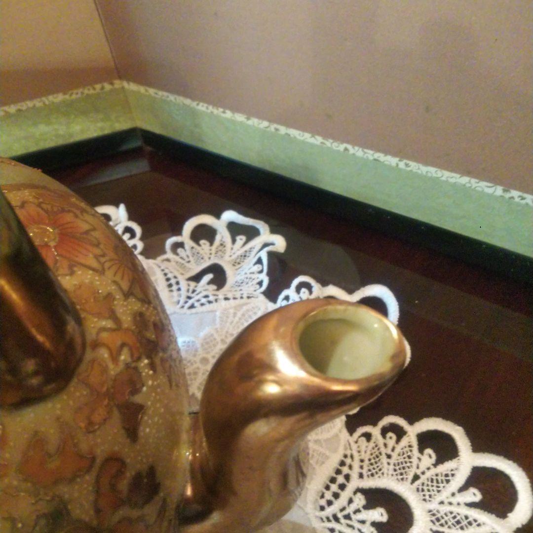 超巨大 薩摩焼 やかん？急須？ 置物 飾り 水入ります レア 珍品