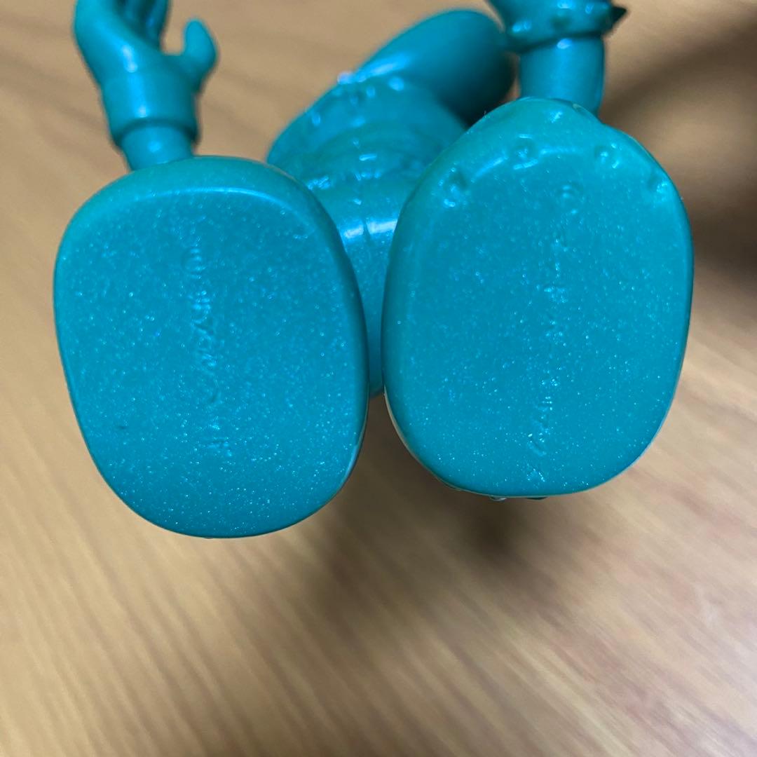 リアルへッド マッドバーバリアンズ 緑ラメ成型 未塗装 ソフビ 5416